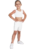 PANTALONCINO DANZA LYCRA BIANCO BABY